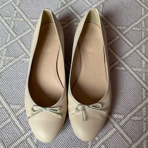 Light Nude Jcrew Ballet Flats, size 9